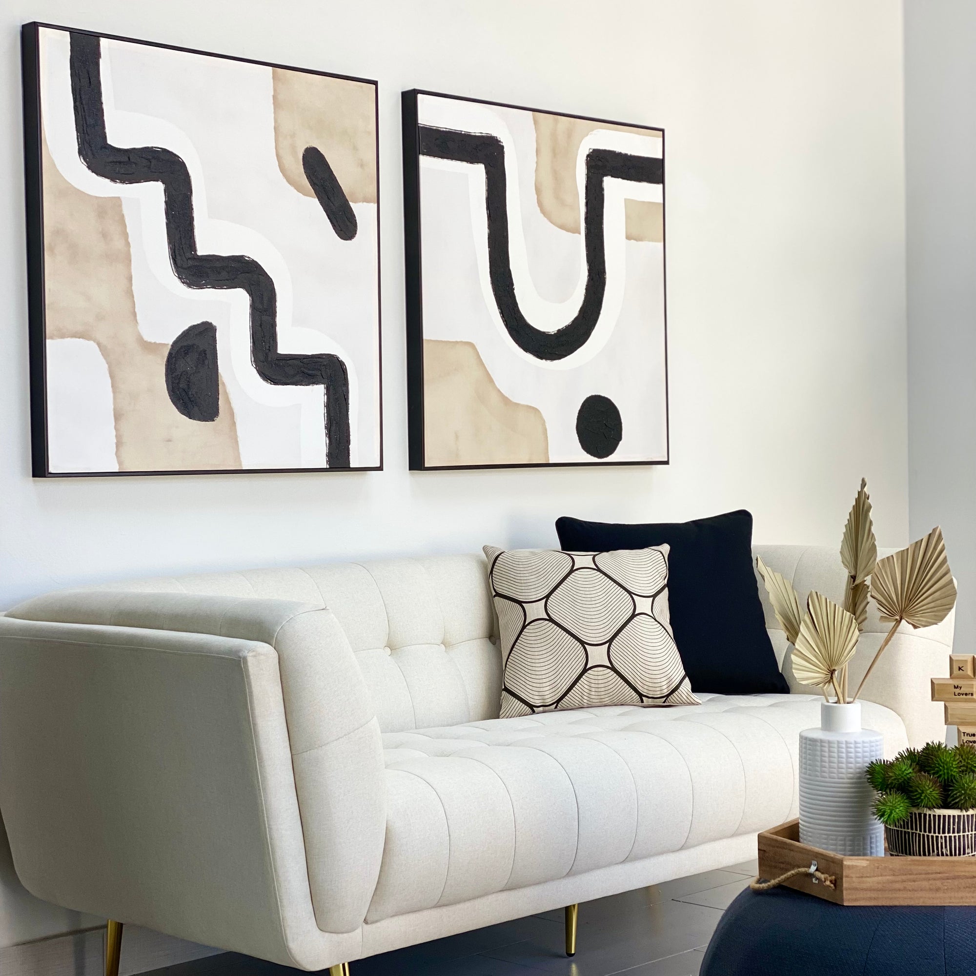 Connecting Framed Canvas Wall Art