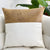 Cowhide Half Look Camel and Ivory Pillow