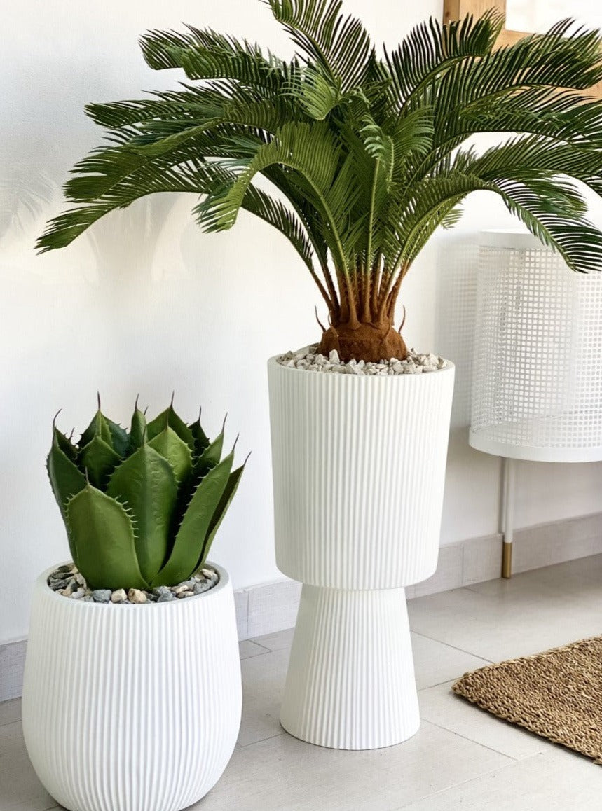 pedestal planter indoor Bishop Pedestal Planter